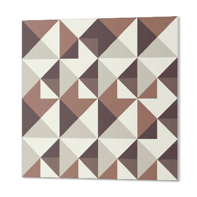 Płyta na ścianę Geometria trójkątów w unikalnym designie