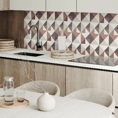 Płyta na ścianę Geometria trójkątów w unikalnym designie
