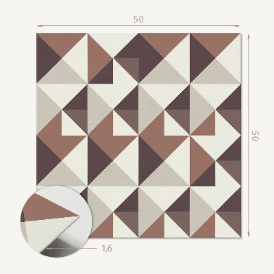 Płyta na ścianę Geometria trójkątów w unikalnym designie