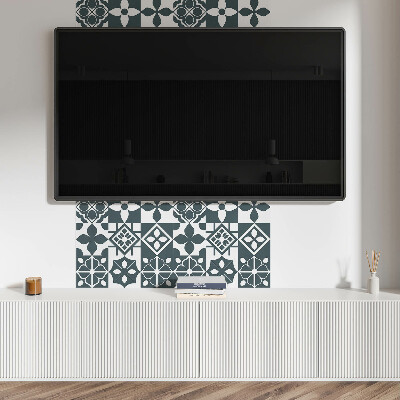 Panel ścienny Kształty geometryczne na kafelkach