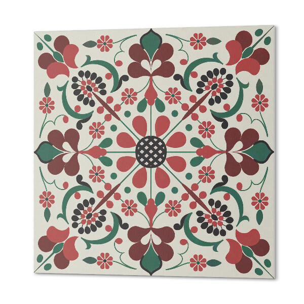 Panel dekoracyjny Kwiaty w równowadze symetryczny design