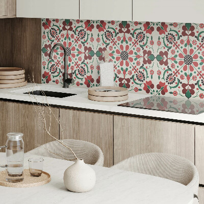 Panel dekoracyjny Kwiaty w równowadze symetryczny design