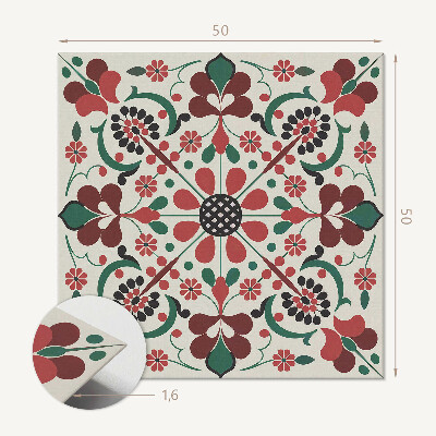Panel dekoracyjny Kwiaty w równowadze symetryczny design