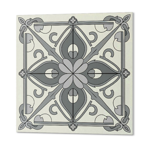 Płyta na ścianę Kwiatowy design w idealnej równowadze