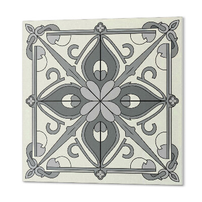 Płyta na ścianę Kwiatowy design w idealnej równowadze