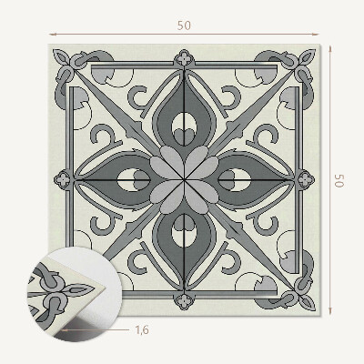 Płyta na ścianę Kwiatowy design w idealnej równowadze