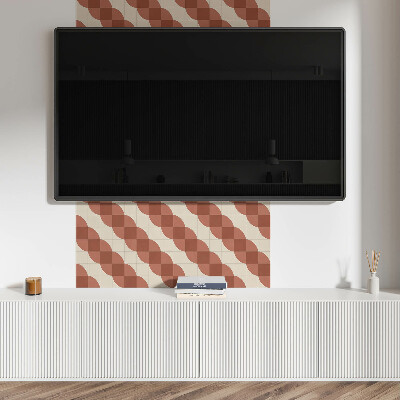 Panel dekoracyjny Stylowy wzór falisty w geometrii