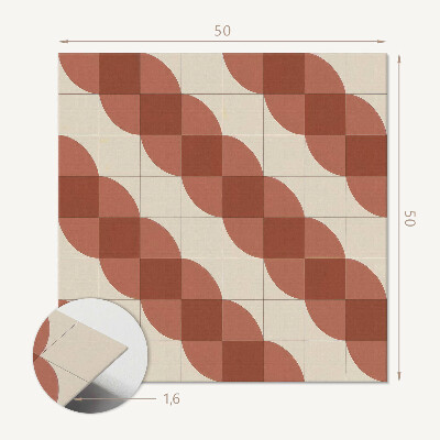 Panel dekoracyjny Stylowy wzór falisty w geometrii
