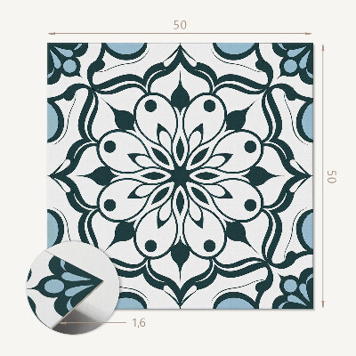 Panel ścienny Mandala z florystycznym wzorem