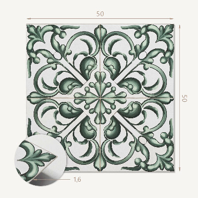 Panel ścienny Harmonia roślinna w symetrycznym designie