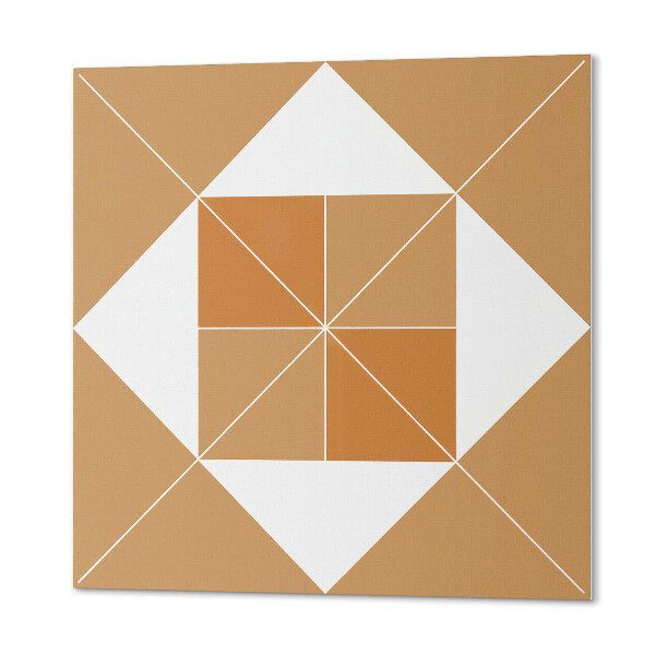 Panel ścienny Wzór geometryczny w zróżnicowanych barwach