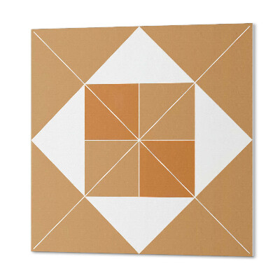 Panel ścienny Wzór geometryczny w zróżnicowanych barwach