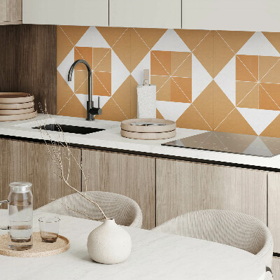 Panel ścienny Wzór geometryczny w zróżnicowanych barwach