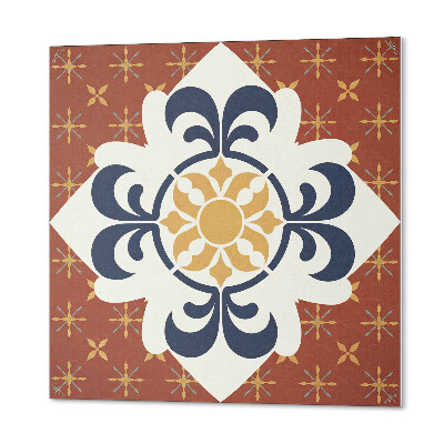 Płyta na ścianę Kwiatowy design z organicznymi formami