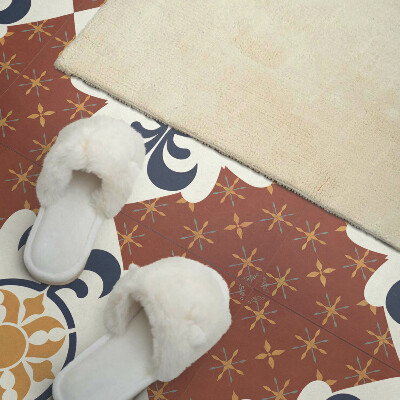 Płyta na ścianę Kwiatowy design z organicznymi formami