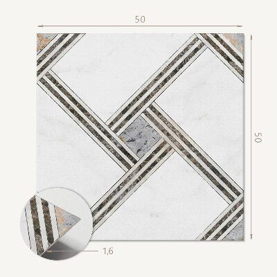 Panel ścienny Geometria w dynamicznych liniach