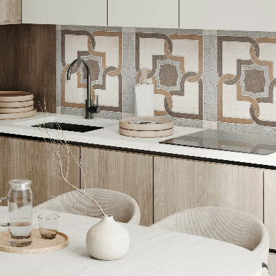 Panel dekoracyjny Wzór kafli w nowoczesnym geometrycznym designie