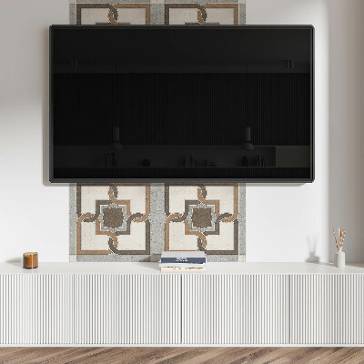 Panel dekoracyjny Wzór kafli w nowoczesnym geometrycznym designie