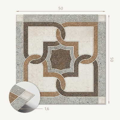 Panel dekoracyjny Wzór kafli w nowoczesnym geometrycznym designie