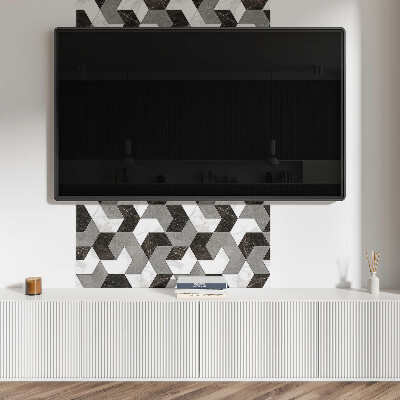 Panel dekoracyjny Stylowe płytki w geometrycznym wzorze