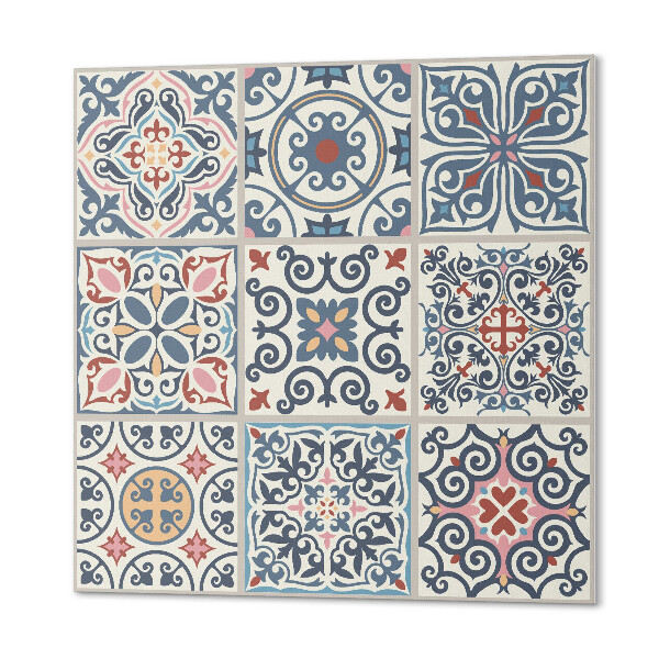 Panel ścienny Geometria mozaikowych kształtów