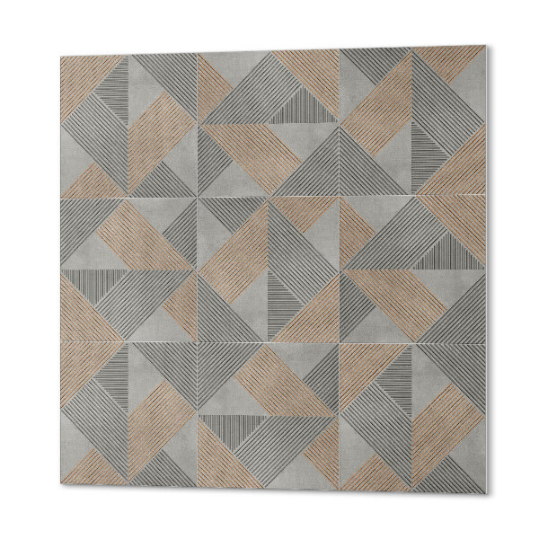 Płyta na ścianę Geometryczne trójkąty w stylu