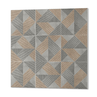 Płyta na ścianę Geometryczne trójkąty w stylu