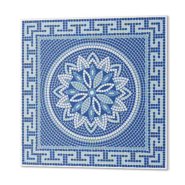 Płyta na ścianę Mosaic z kwiatowym akcentem