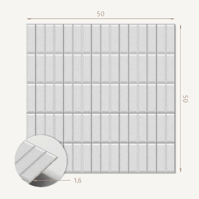 Płyta na ścianę Gładka mozaika w geometrycznym wydaniu