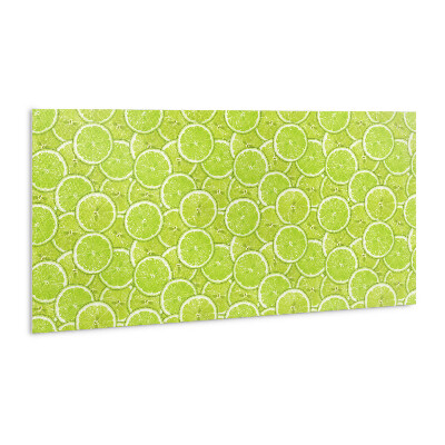 Panel ścienny Zielone plastry limonki