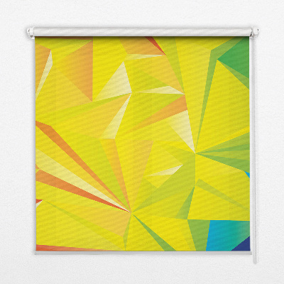Roleta na okno Wzór kolorowych origami
