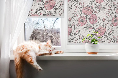 Roleta na okno Pąki kwiatów z drzewa