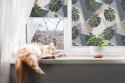 Roleta na okno Liście rośliny