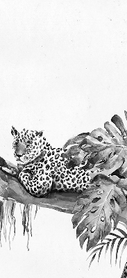 Roleta na okno Rysowane gepardy na gałęzi