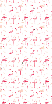 Roleta przeciwsłoneczna Flamingi i ich pióra