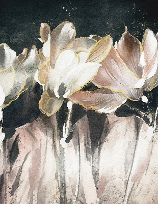 Roleta okienna Malowane kwiaty