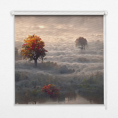 Roleta na okno Drzewa we mgle