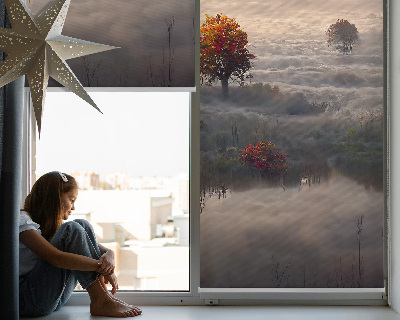 Roleta na okno Drzewa we mgle