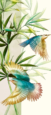 Roleta okienna wewnętrzna Ptaki w liściach