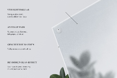 Szklany blat okrągły półprzezroczysty