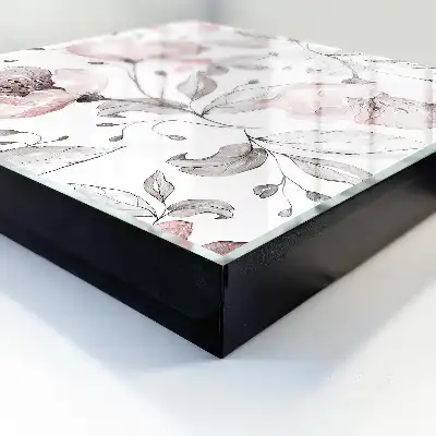 Wisząca szafka na klucze z romantycznym wzorem w pastelowych odcieniach