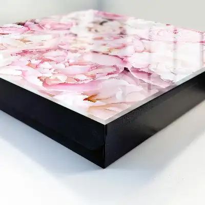 Pojemnik na klucze w motyw pastelowych kwiatów