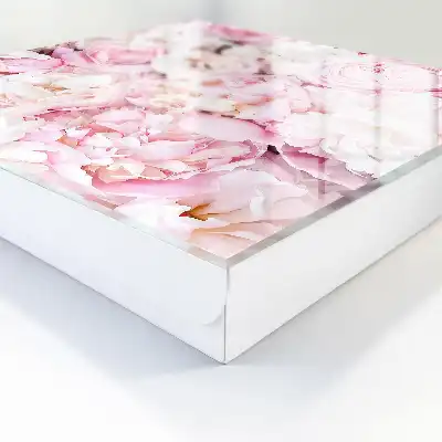 Pojemnik na klucze w motyw pastelowych kwiatów