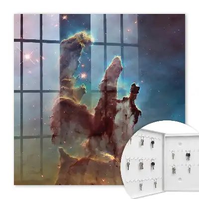 Pojemnik na klucze Kosmiczna wizja pełen kolorów