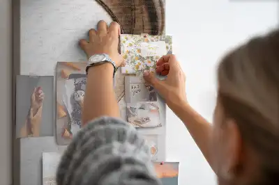 Tablica korkowa Abstrakcyjna fala