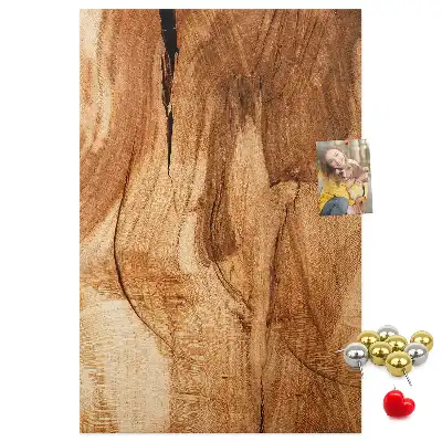 Tablica korkowa o fakturze drewna naturalnego
