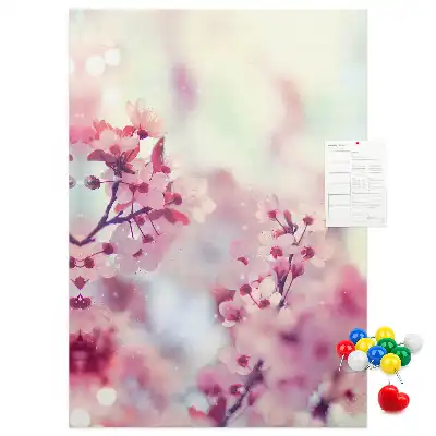 Tablica korkowa Kwiaty wiosny