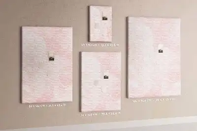 Tablica korkowa z motywem czerwonych róż