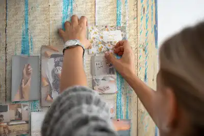 Tablica korkowa Drewno z historią