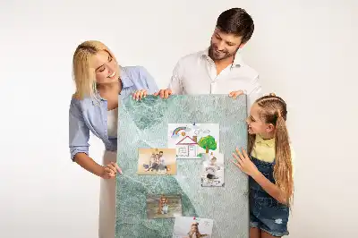 Kolorowa tablica korkowa wzór marmurowy